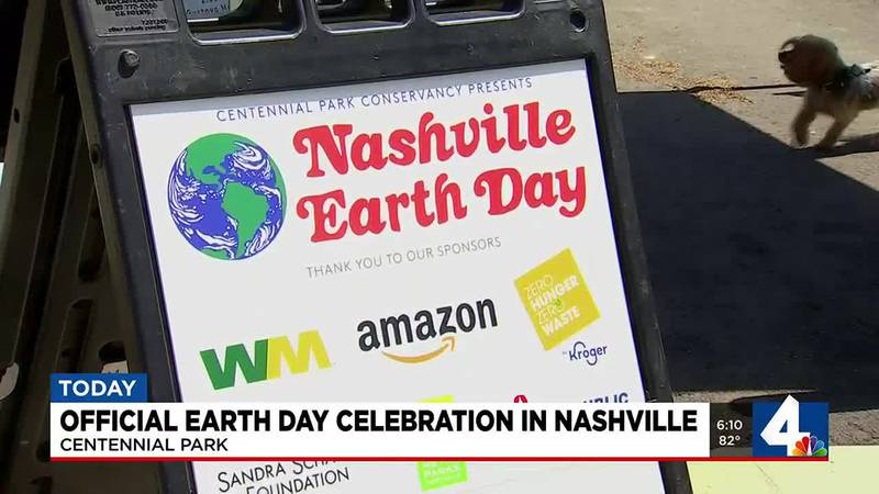 The city held their annual Earth Day celebration at Centennial Park from 11 am to 6 pm
