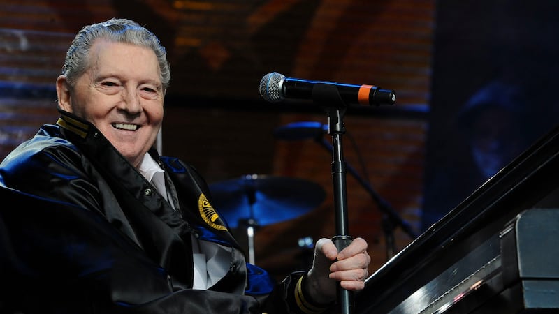 Jerry Lee Lewis performs during Farm Aid on Sept. 20, 2008 in Mansfield, Mass. Spokesperson...