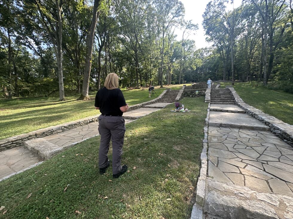 Investigators are reviewing evidence after a dog was shot and killed at Percy Warner Park.