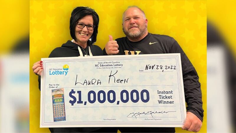 Laura Keen said she plans to “be smart” with her winnings but wants to use some of it to take...