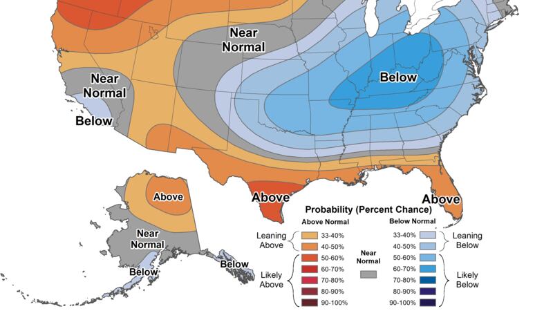 Below-average temps expected soon in Tennessee