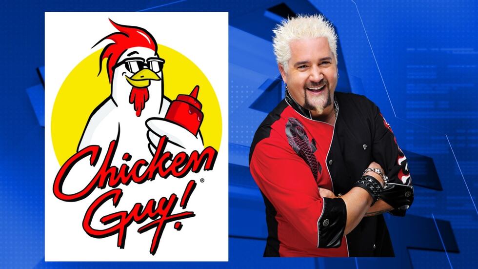 Guy Fieri will be at his Nashville restaurant Chicken Guy! on Wednesday.