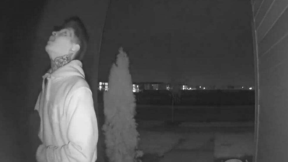 Metro Nashville Police believe the man in these surveillance images broke into at least four...