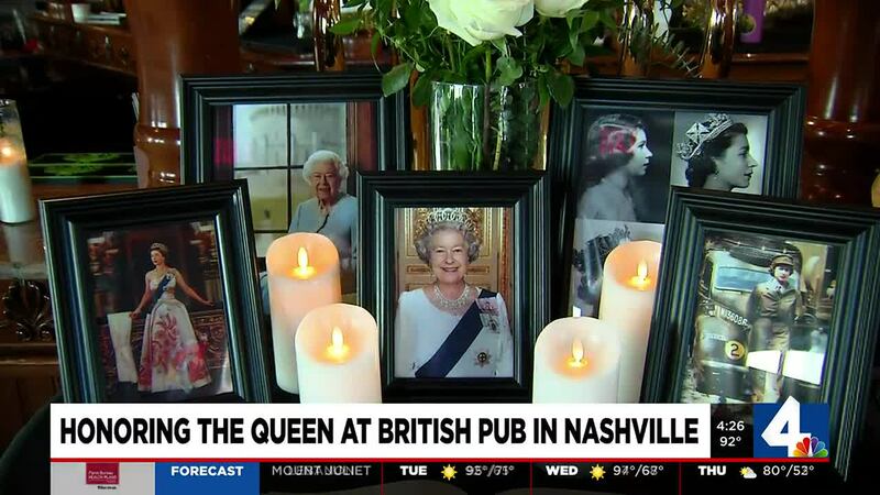 Honoring the queen at British pub in Nashville