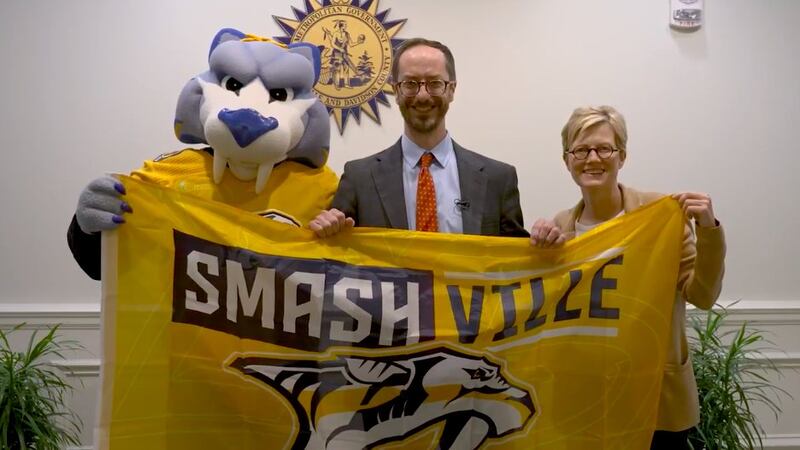‘End the work day by 4 p.m.’: Nashville mayor celebrating Predators season opener for 25th season