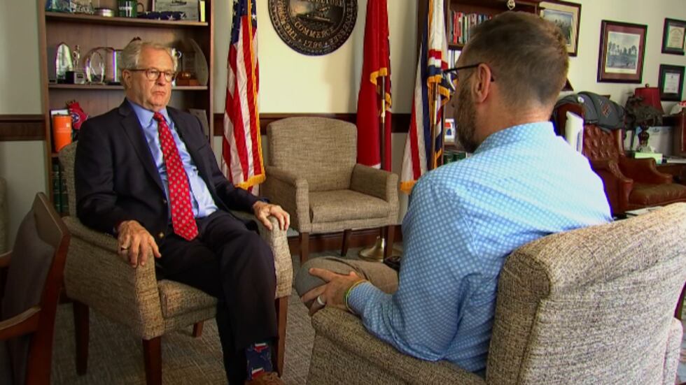 State Rep. Mike White is interviewed by Investigative Reporter Stacey Cameron.